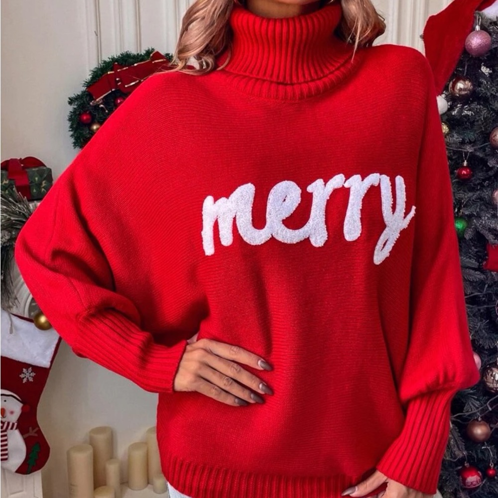 Christmas Turtleneck Sweater π - Picture 3 of 6